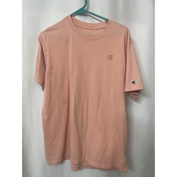 Champion Authentic‎ Large Peach Short Sleeve T Shirt Unisex (B38) - Picture 1 of 3